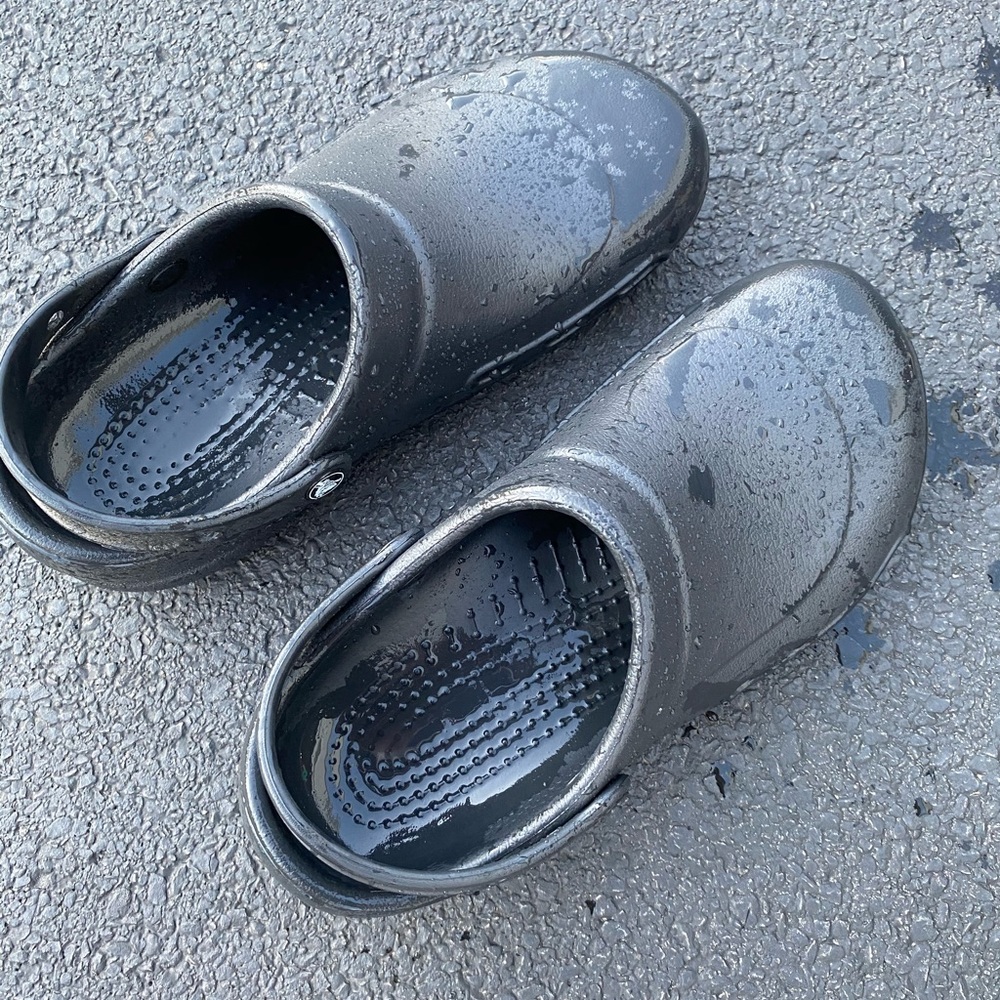 Brand New Just Cleaned Black Crocs